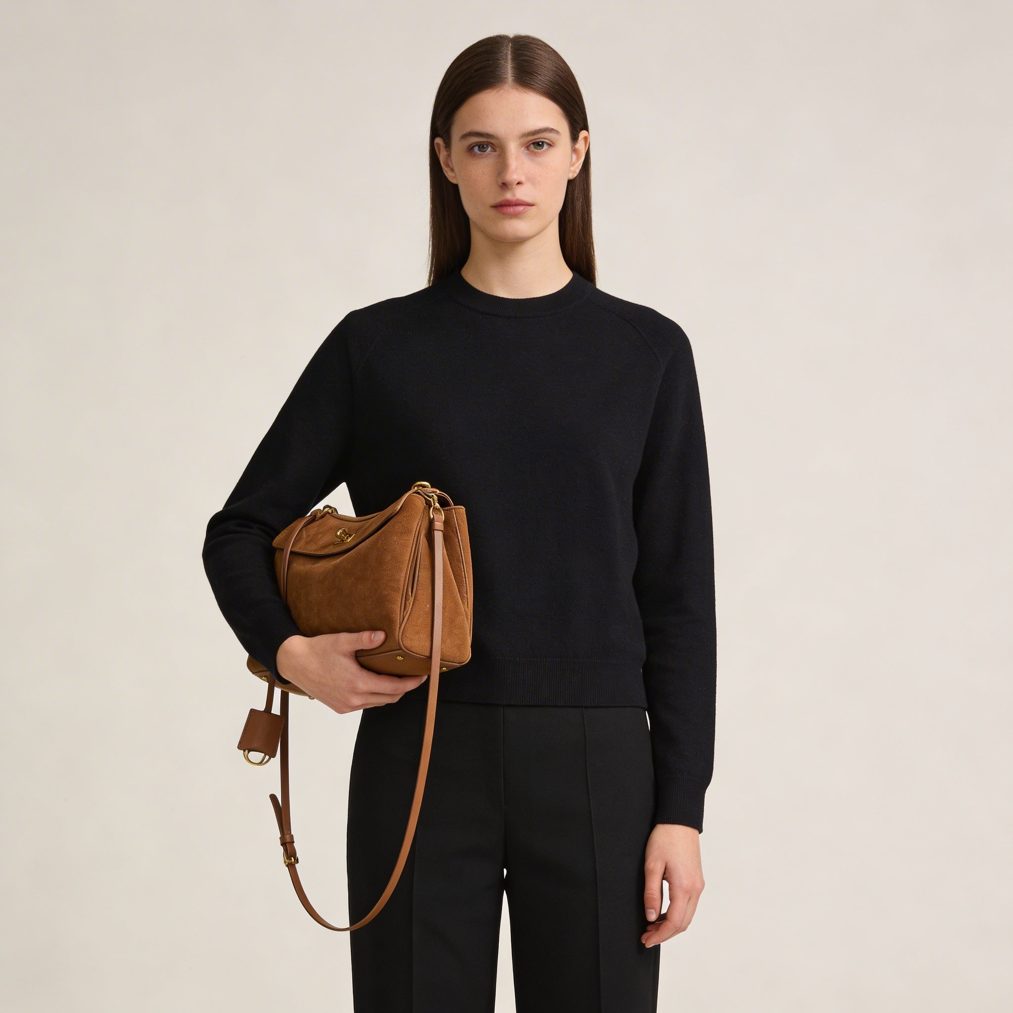 Jenny - Borsa tote in pelle scamosciata