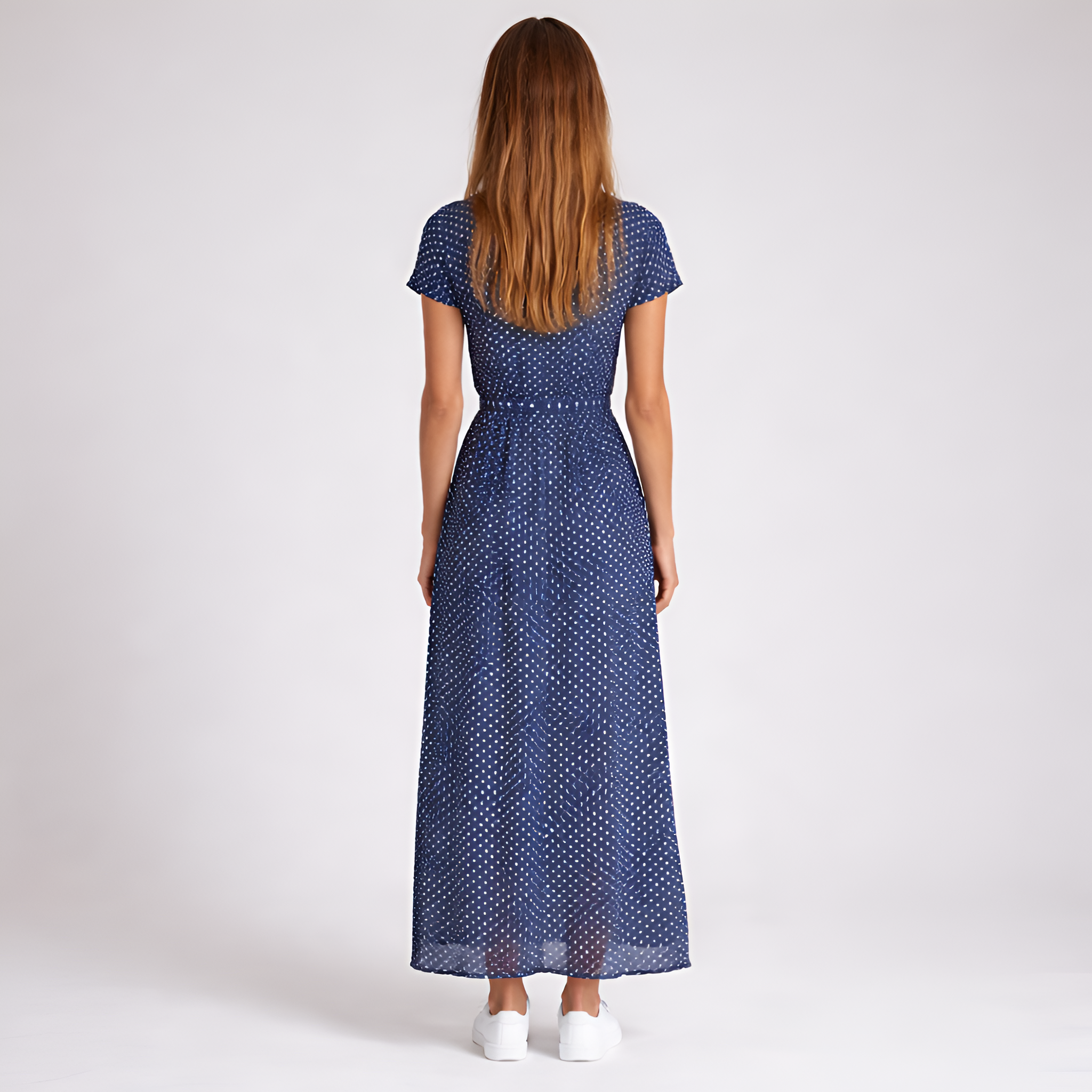 Fiammetta - Abito casual estivo con scollo a V