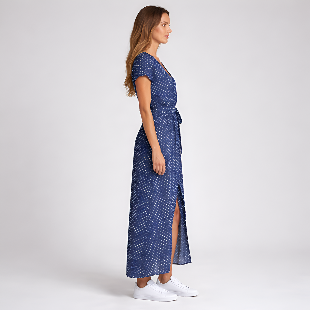 Fiammetta - Abito casual estivo con scollo a V