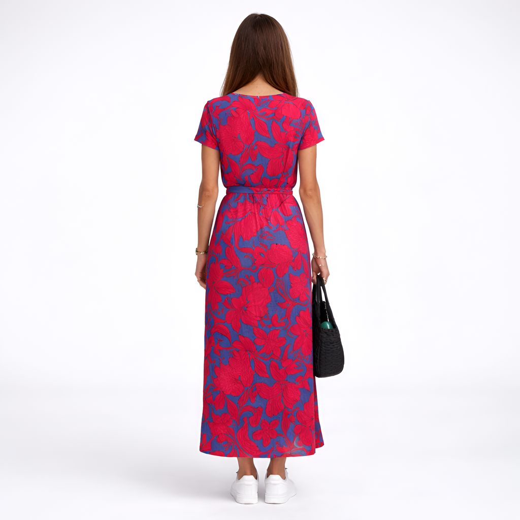 Fiammetta - Abito casual estivo con scollo a V