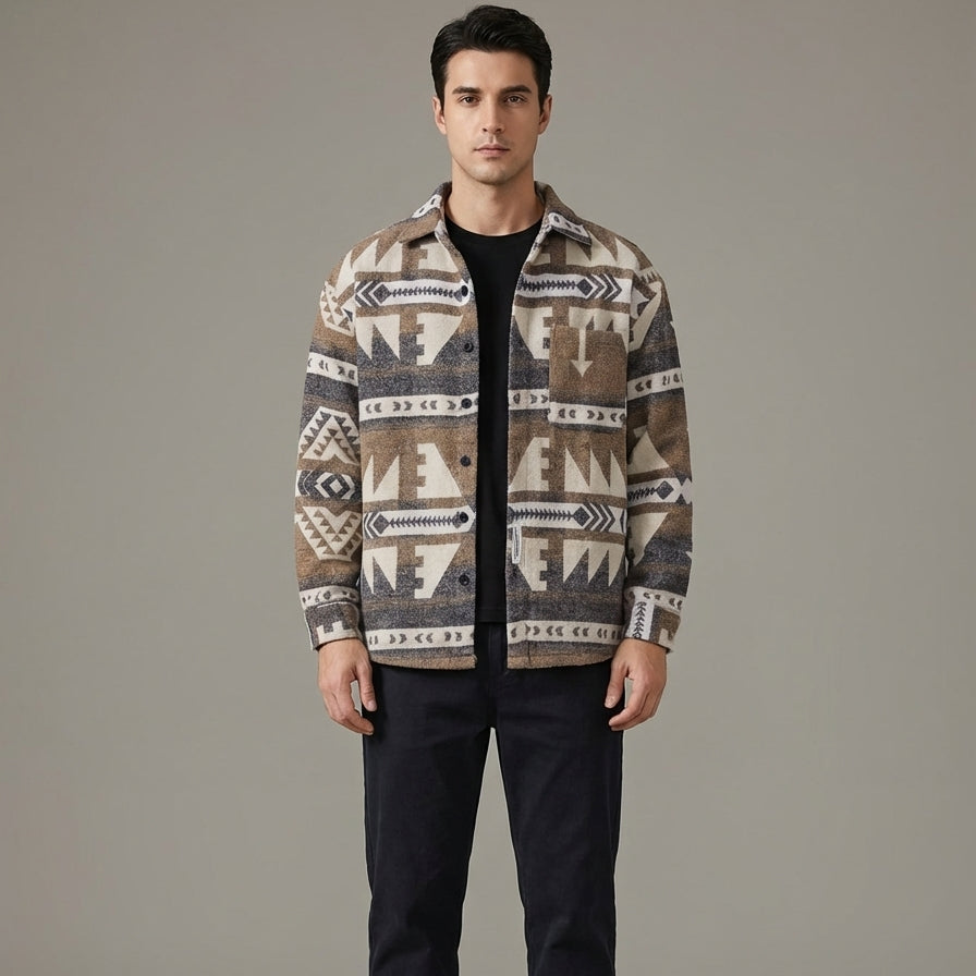 Brandon - Camicia da uomo a maniche lunghe