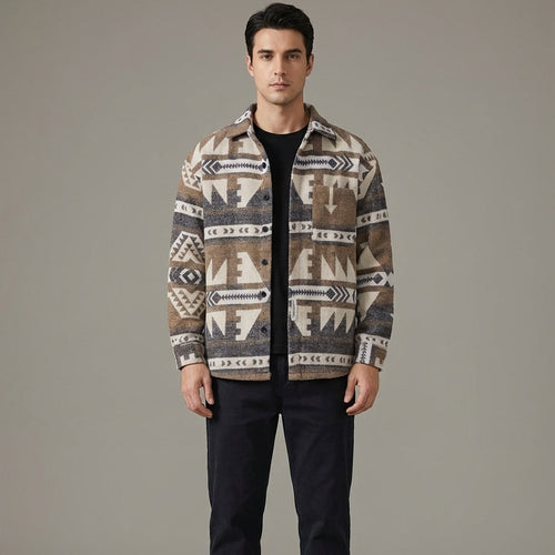 Brandon - Camicia da uomo a maniche lunghe