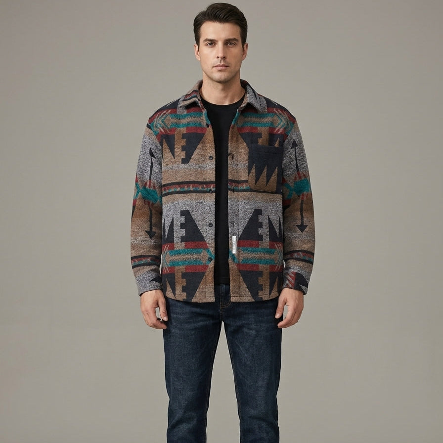Brandon - Camicia da uomo a maniche lunghe