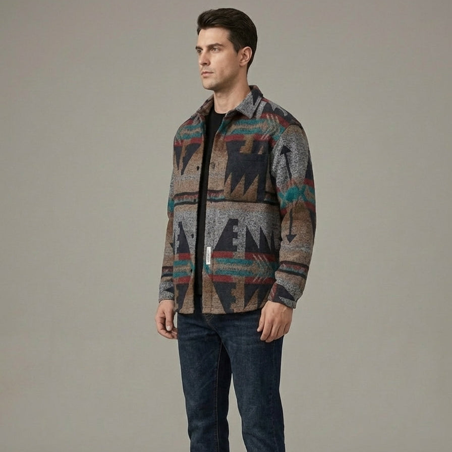Brandon - Camicia da uomo a maniche lunghe