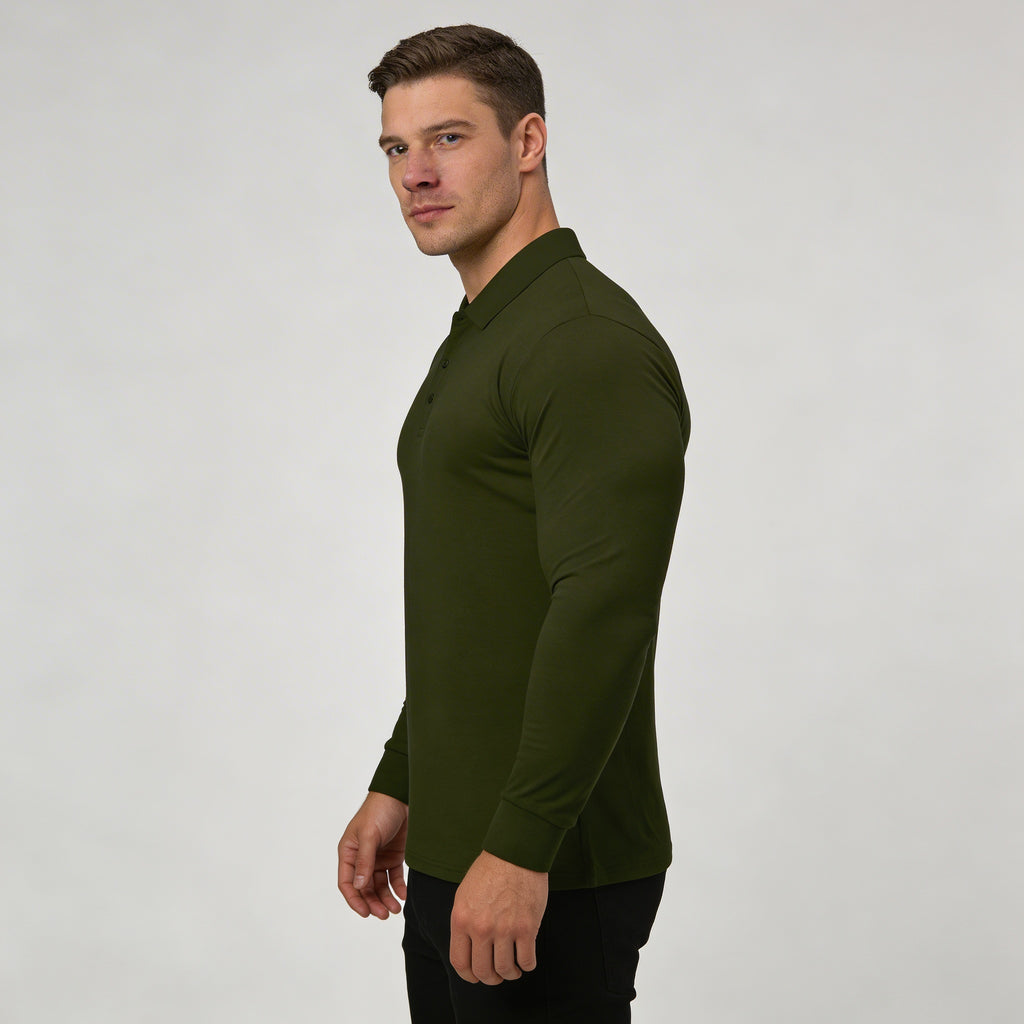 Tom - Polo da uomo a maniche lunghe