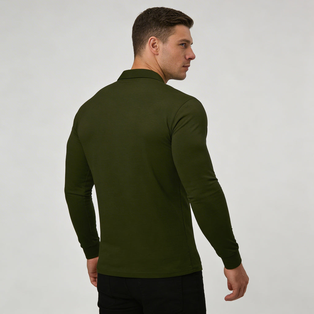 Tom - Polo da uomo a maniche lunghe