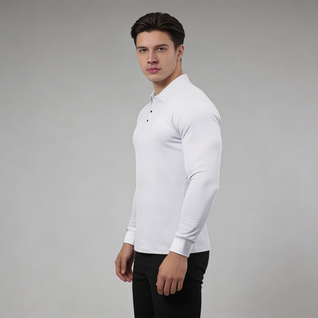 Tom - Polo da uomo a maniche lunghe