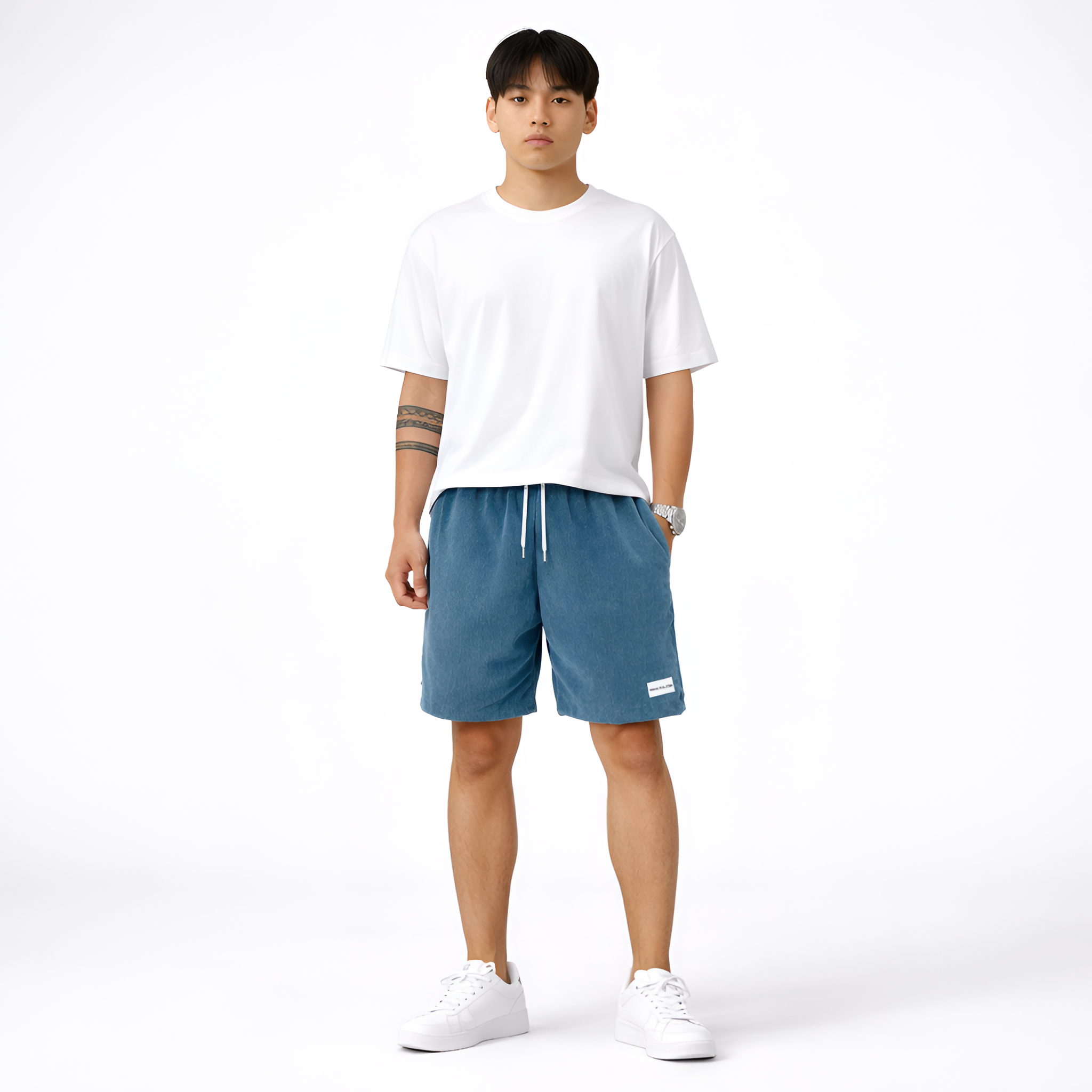 Primo - Pantaloncini casual estivi da uomo
